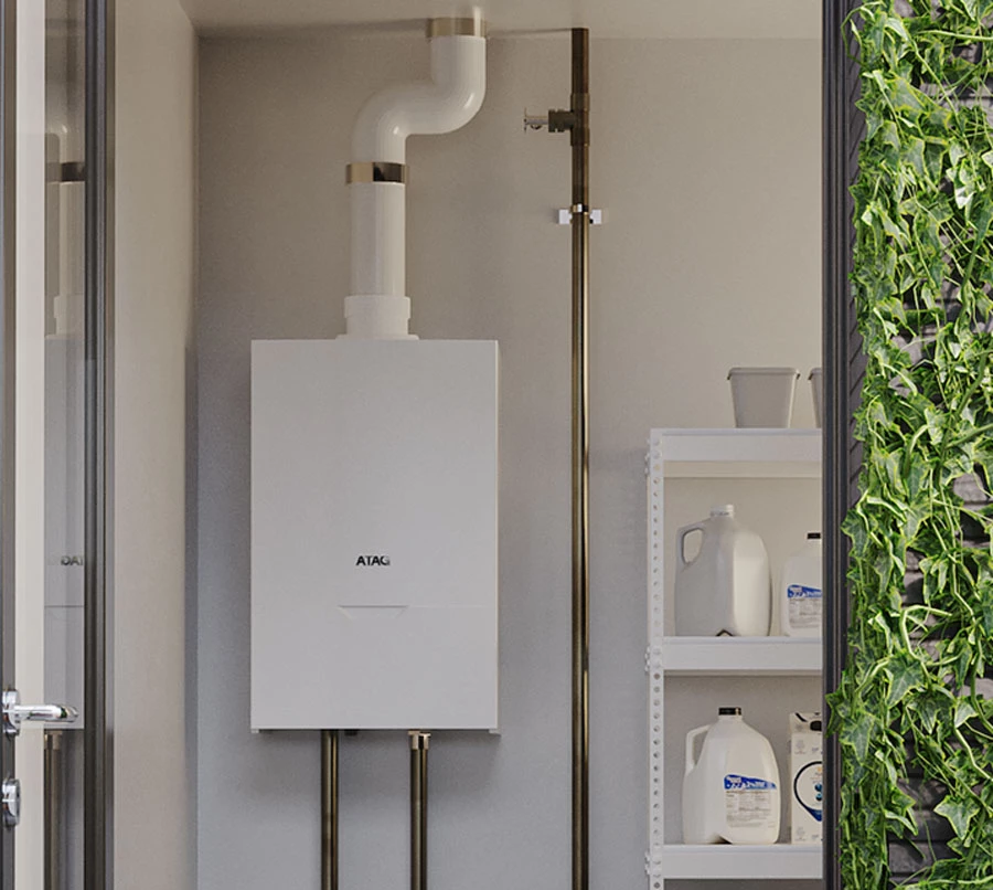 Doorstromer water verwarming